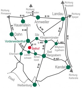 Anfahrt-Bethof